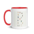 Alphabet Tennis Player Ceramic Mug "B"