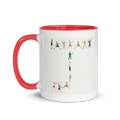 Alphabet Tennis Player Ceramic Mug "J"